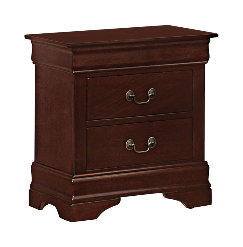 Louis Philippe Rectangular 2-drawer Nightstand - What A Room