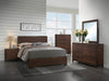 Edmonton Panel Bed Rustic Tobacco - What A Room