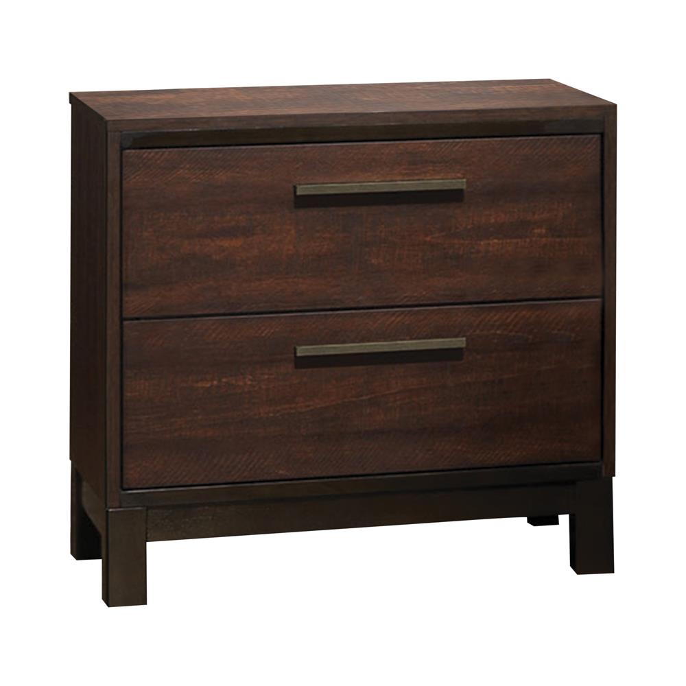 Edmonton 2-drawer Nightstand Rustic Tobacco - What A Room