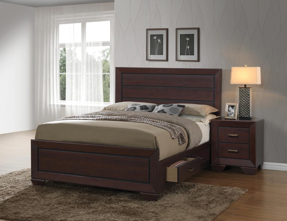 Kauffman Storage Bed Dark Cocoa - What A Room