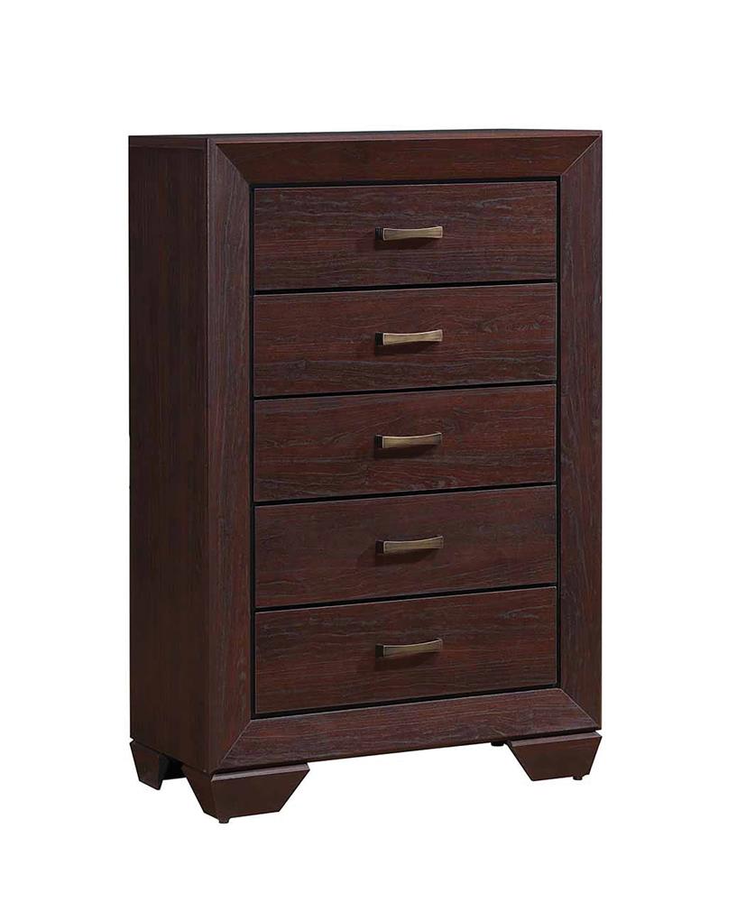Kauffman 5-drawer Chest Dark Cocoa - What A Room