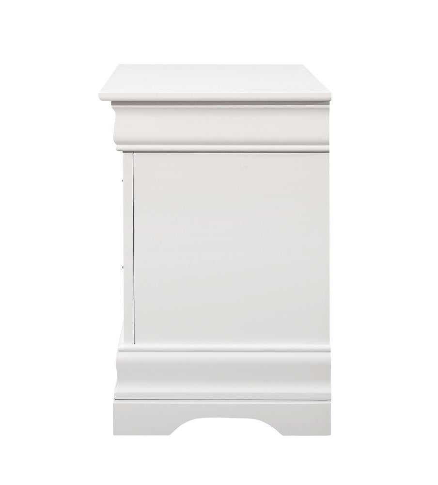 Louis Philippe 2-drawer Nightstand White - What A Room