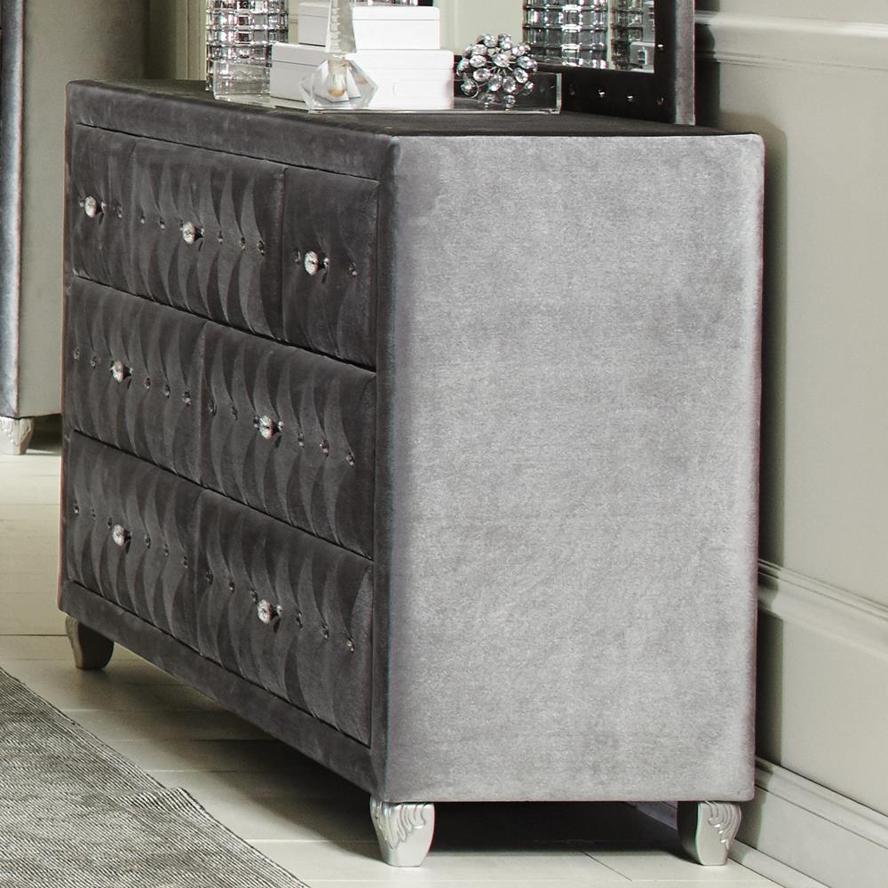 Deanna 7-drawer Rectangular Dresser Grey - What A Room