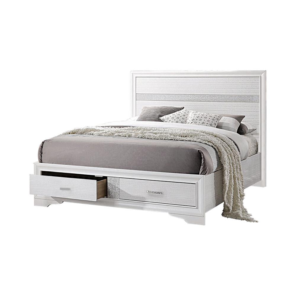 Miranda 2-drawer Storage Bed White - What A Room