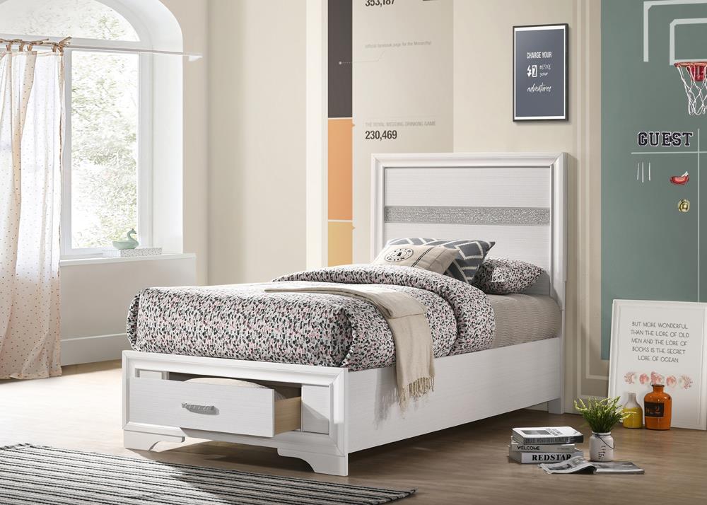 Miranda Storage Bed White - What A Room