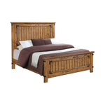 Brenner Panel Bed Rustic Honey - What A Room