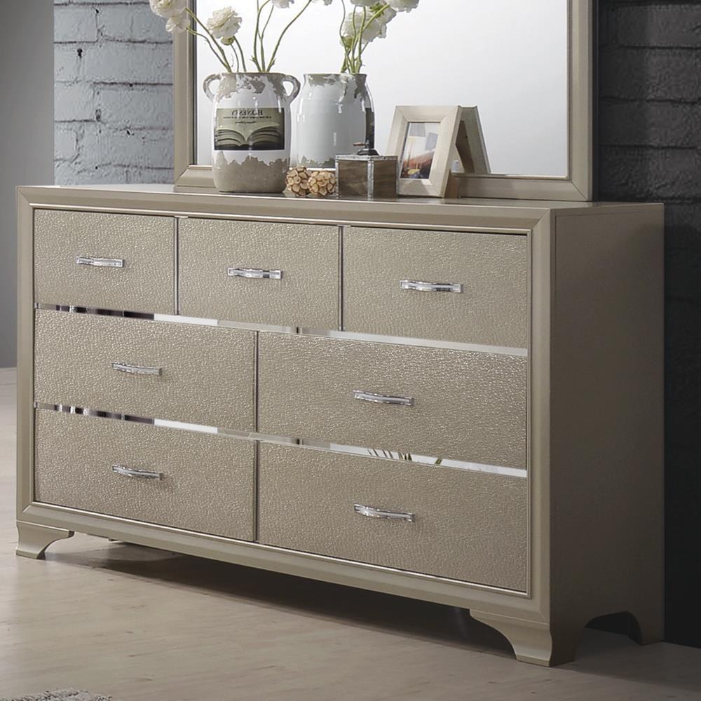 Beaumont 7-drawer Rectangular Dresser Champagne - What A Room
