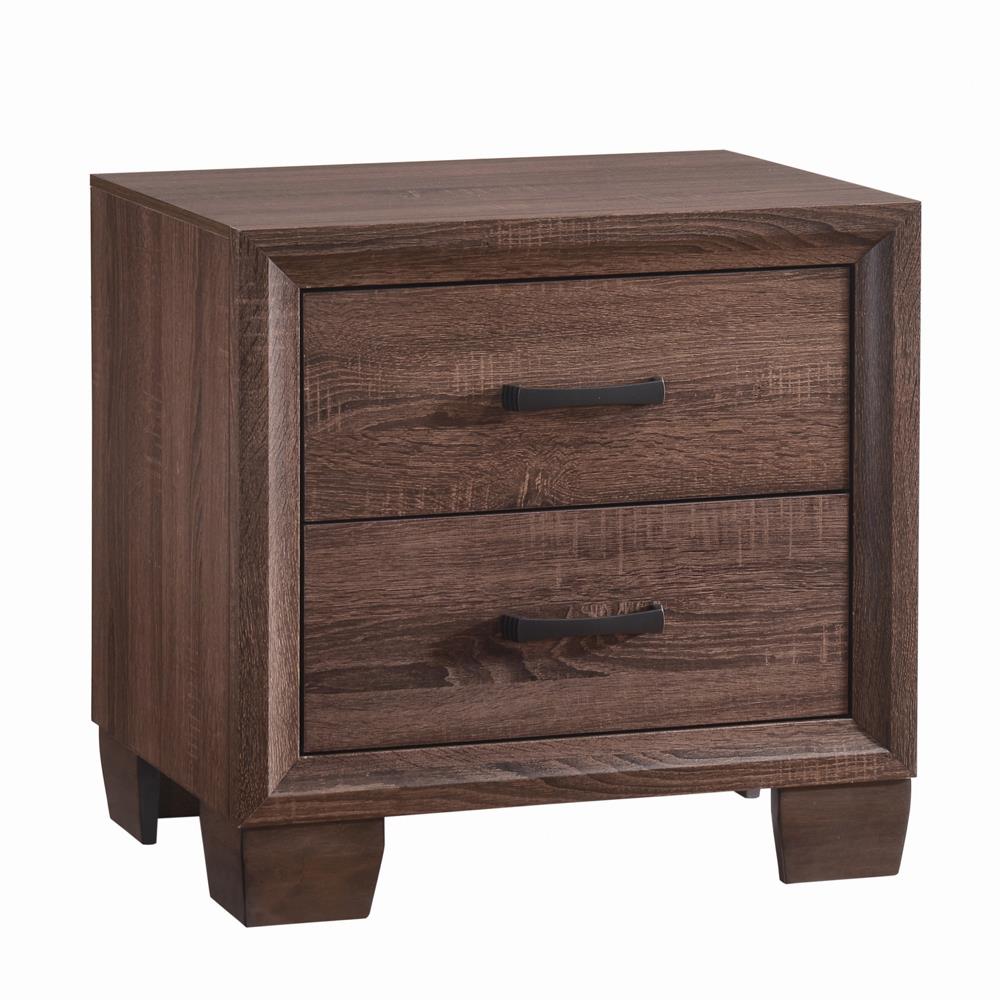 Brandon 2-drawer Nightstand Medium Warm Brown - What A Room