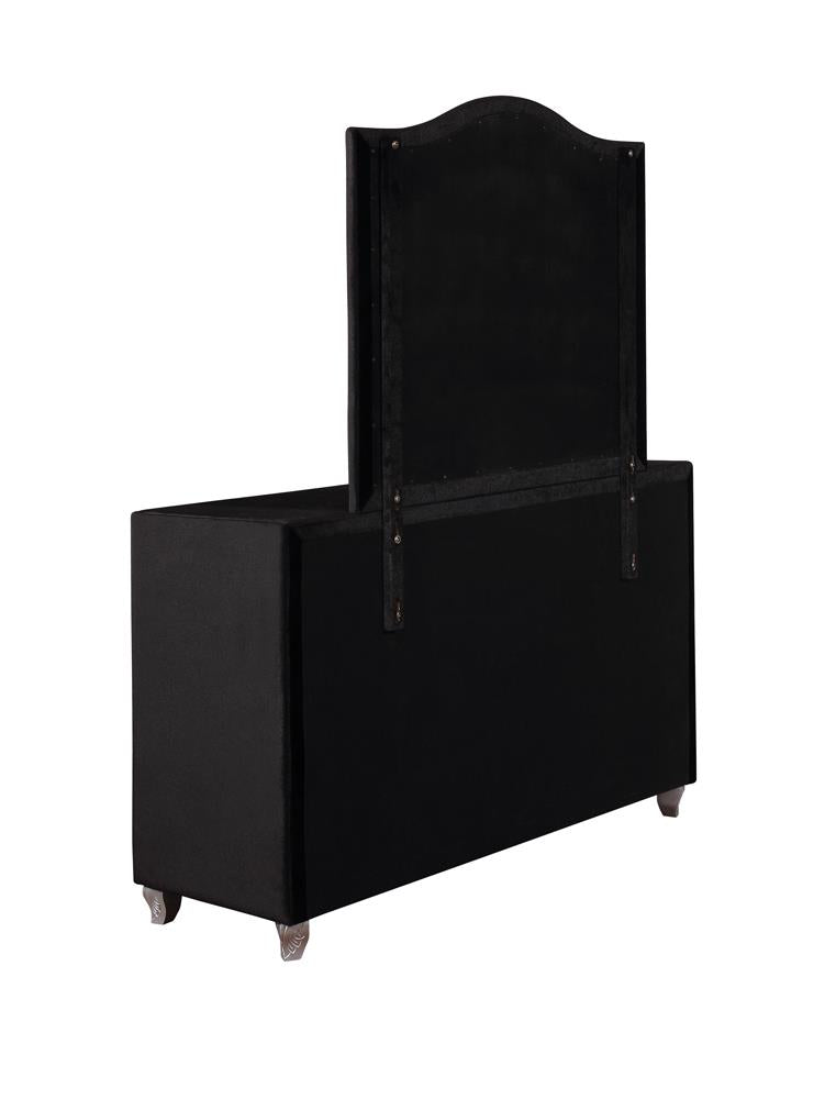 Deanna 7-drawer Rectangular Dresser Black - What A Room
