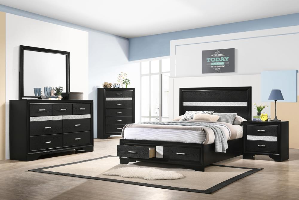 Miranda Storage Bed Black - What A Room