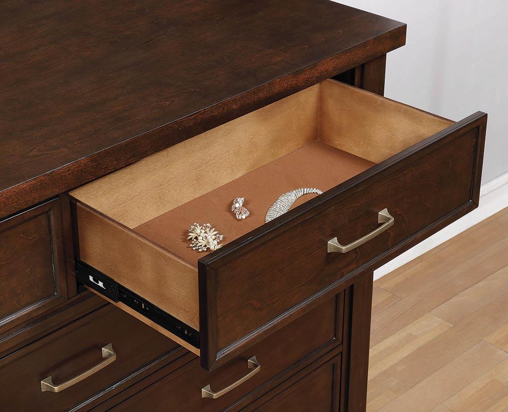 Barstow 9-drawer Rectangular Dresser Pinot Noir - What A Room