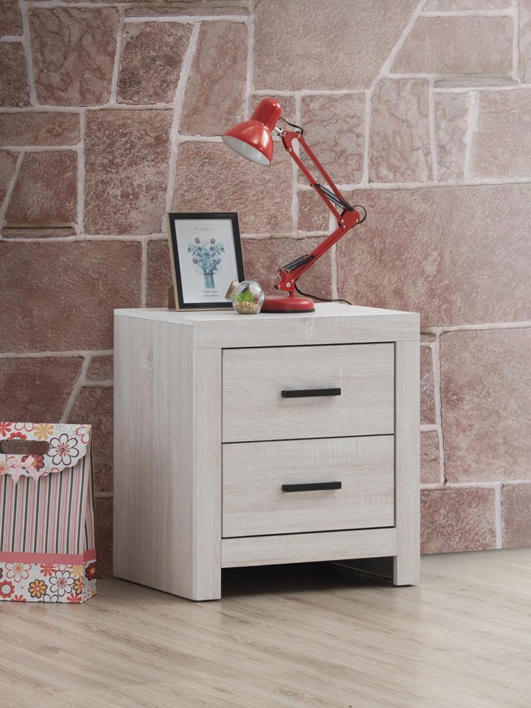 Marion 2-drawer Nightstand Coastal White - What A Room