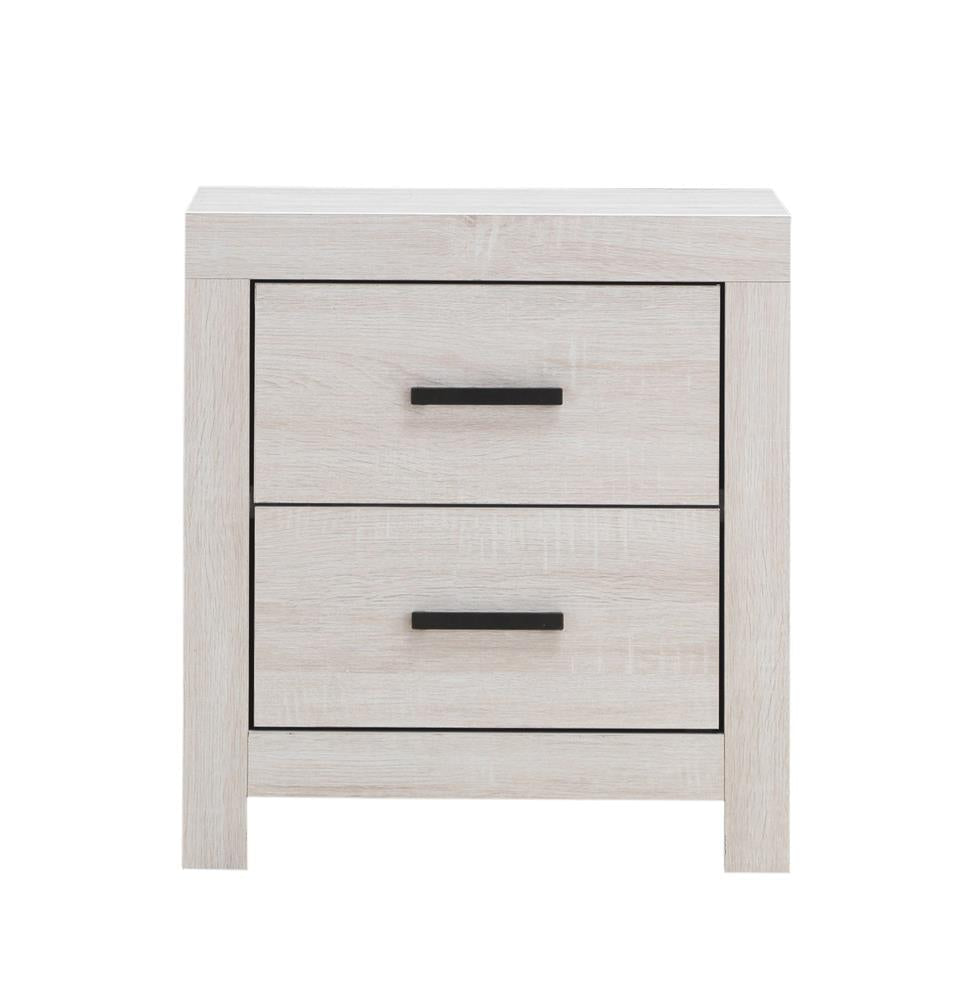 Marion 2-drawer Nightstand Coastal White - What A Room