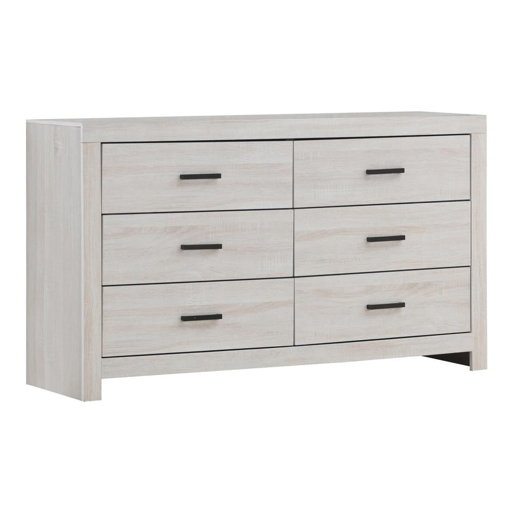 Marion 6-drawer Dresser Coastal White - What A Room