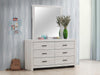 Marion Rectangle Dresser Mirror Coastal White - What A Room