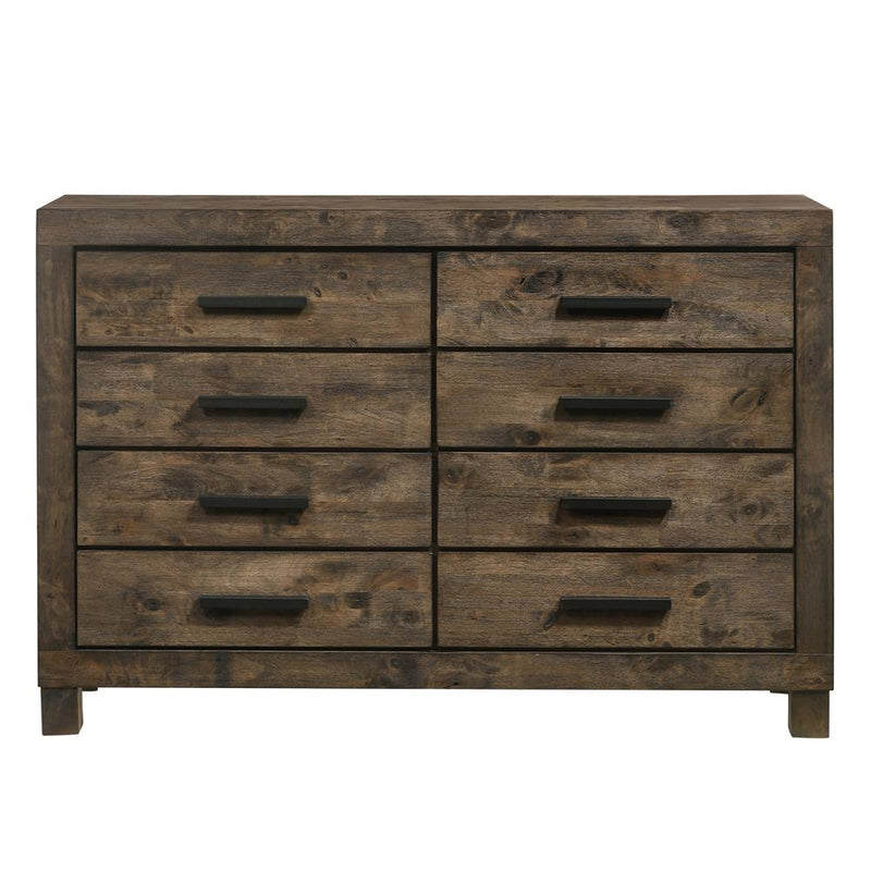 Woodmont 8-drawer Dresser Rustic Golden Brown - What A Room
