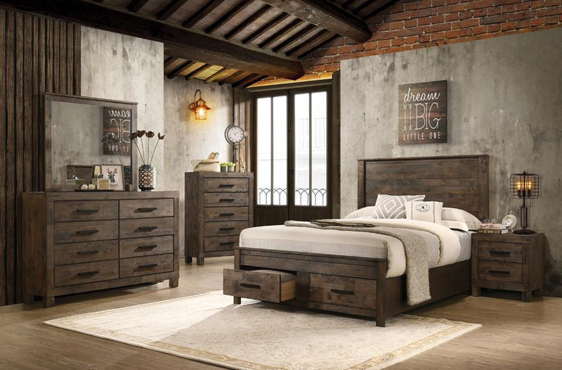 Woodmont 5-drawer Chest Rustic Golden Brown - What A Room