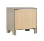 Salford 2-drawer Nightstand Metallic Sterling - What A Room