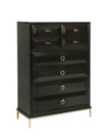Formosa 8-drawer Chest Americano and Rose Brass - What A Room