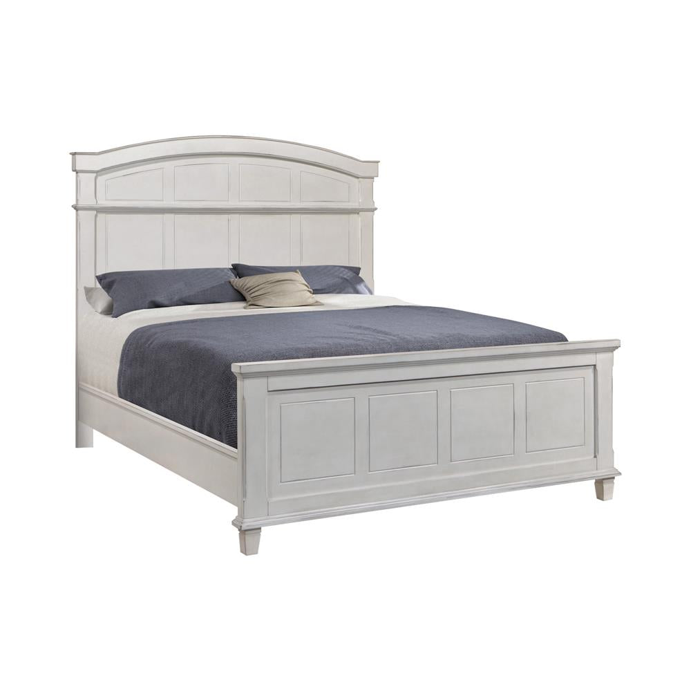 Carolina Panel Bed Antique White - What A Room