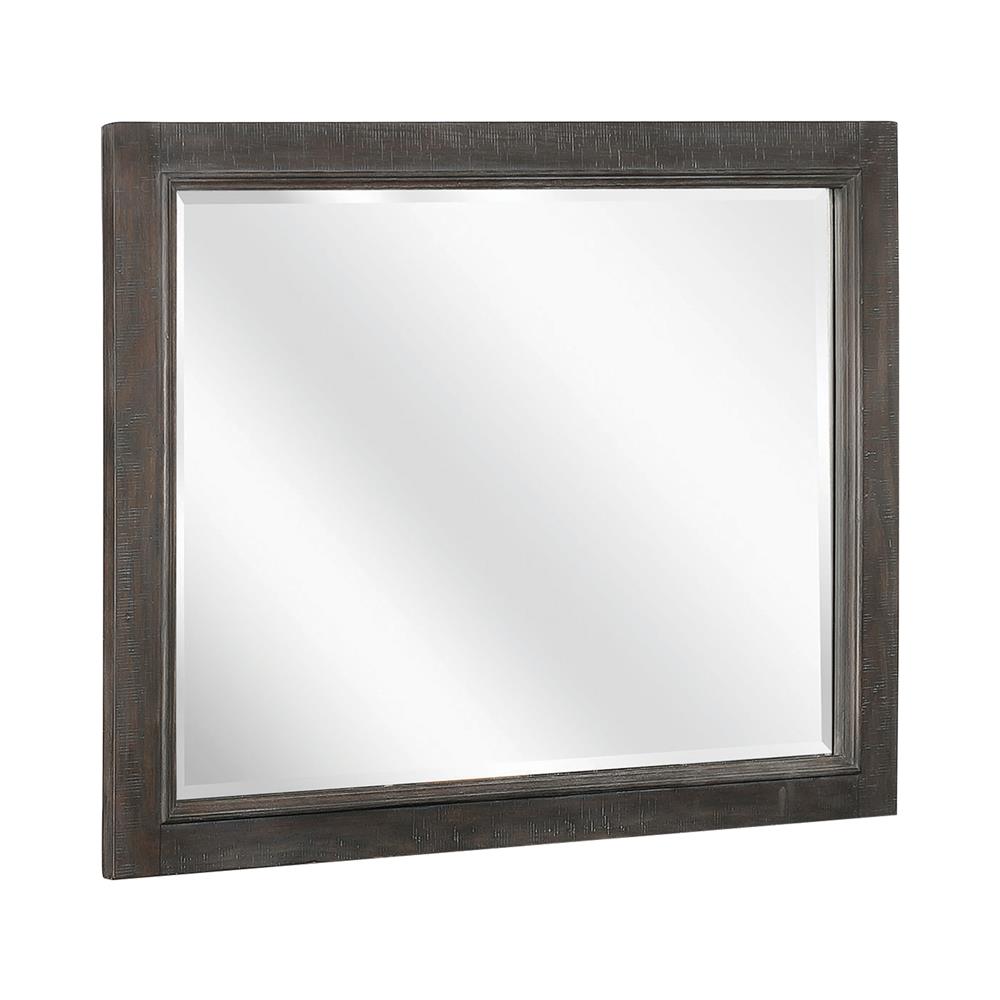 Atascadero Rectangular Mirror Weathered Carbon - What A Room