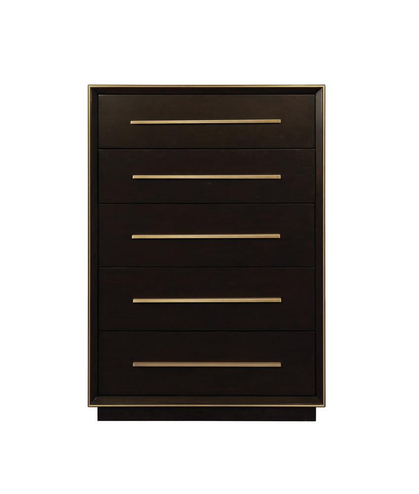 Durango 5-drawer Chest Smoked Peppercorn - What A Room