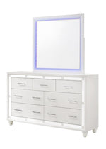 Whitaker Rectangle Mirror with LED Lighting White - What A Room