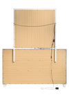 Whitaker Rectangle Mirror with LED Lighting White - What A Room