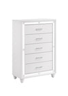 Whitaker 5-drawer Chest White - What A Room