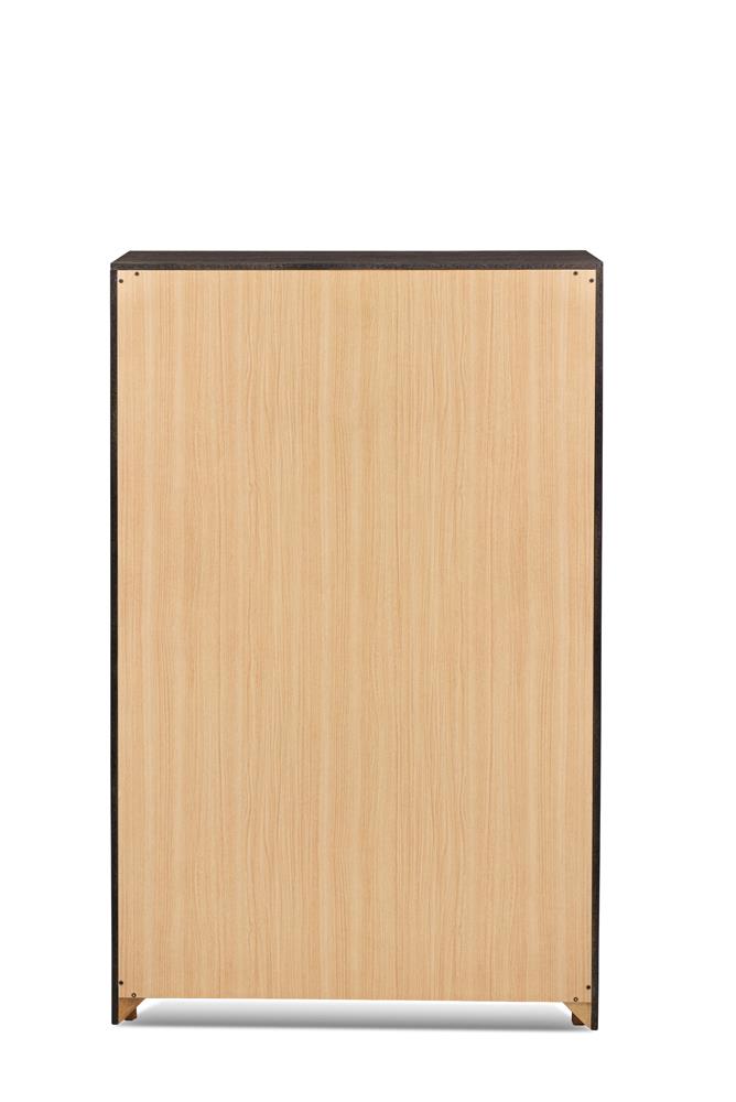 Dewcrest 5-drawer Chest Caramel and Licorice - What A Room