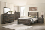 Ridgedale 5-piece Bedroom Set Weathered Dark Brown and Latte - What A Room
