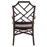 Kara Rattan Dining Side Arm Chair - What A Room