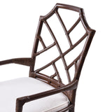 Kara Rattan Dining Side Arm Chair - What A Room
