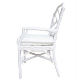 Kara Rattan Dining Side Arm Chair - What A Room