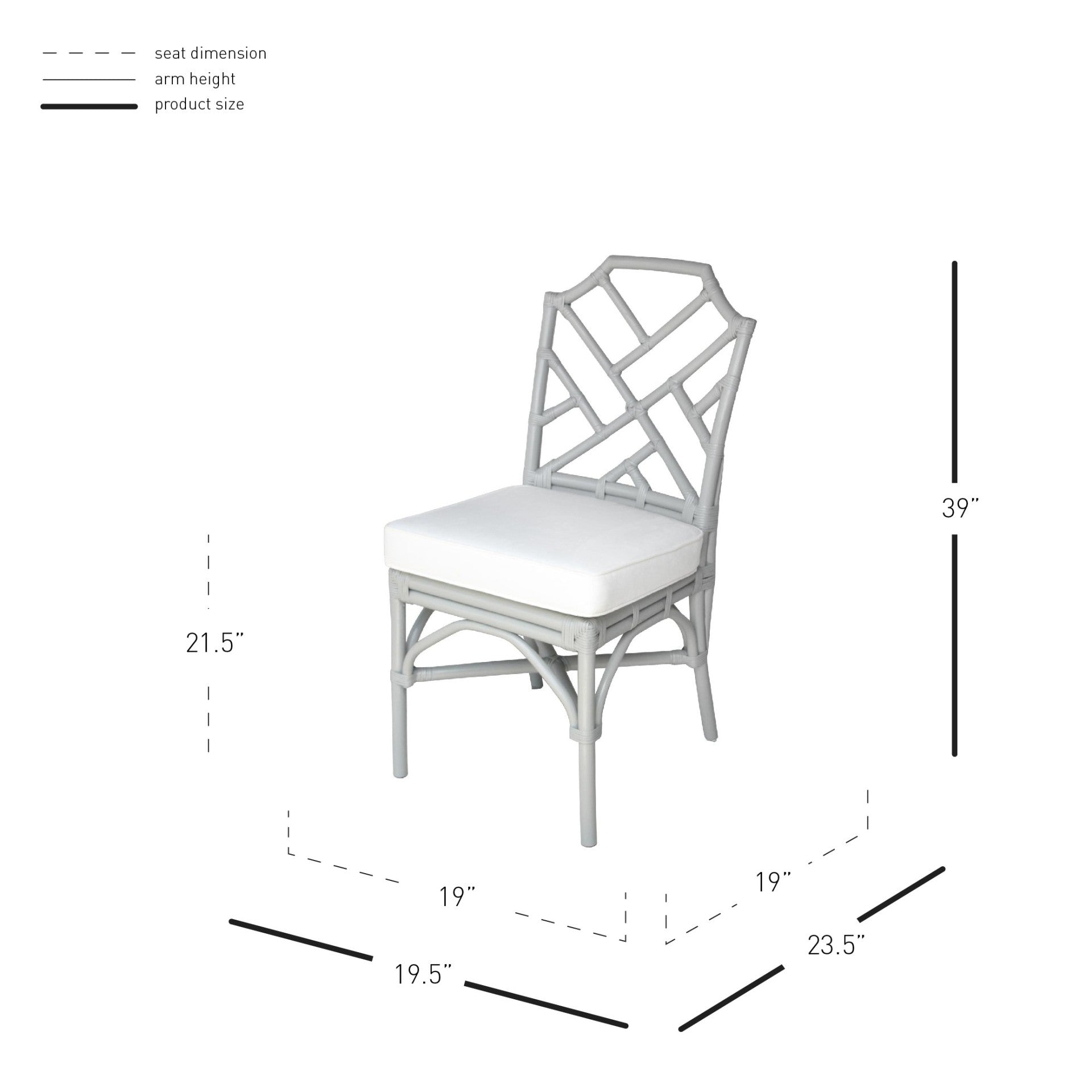 Kara Rattan Dining Side Chair - What A Room