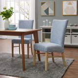 Milton Fabric Dining Side Chair NWO Legs - What A Room