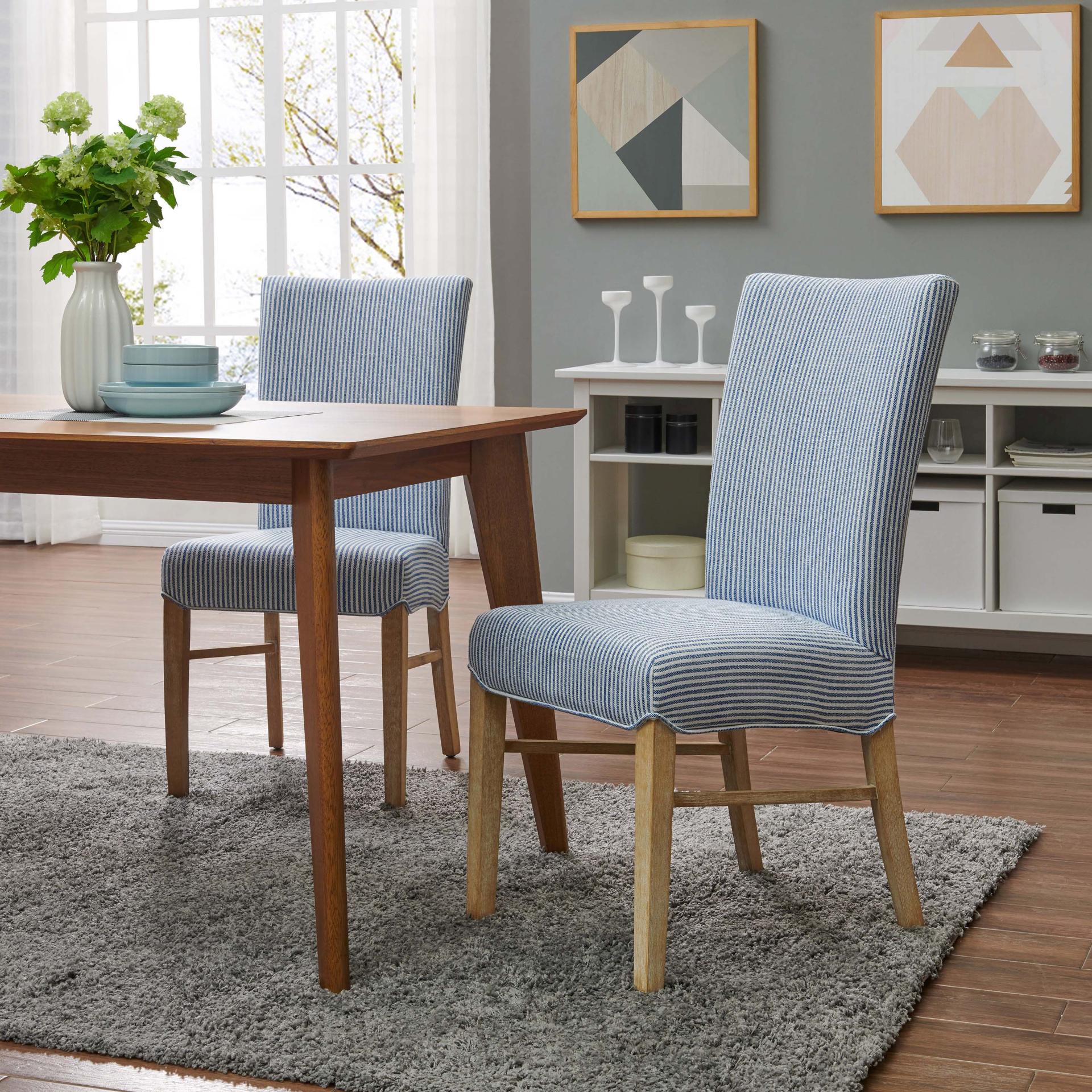 Milton Fabric Dining Side Chair NWO Legs - What A Room