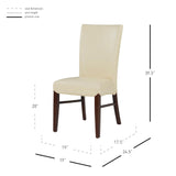 Milton Bonded Leather Dining Side Chair - What A Room