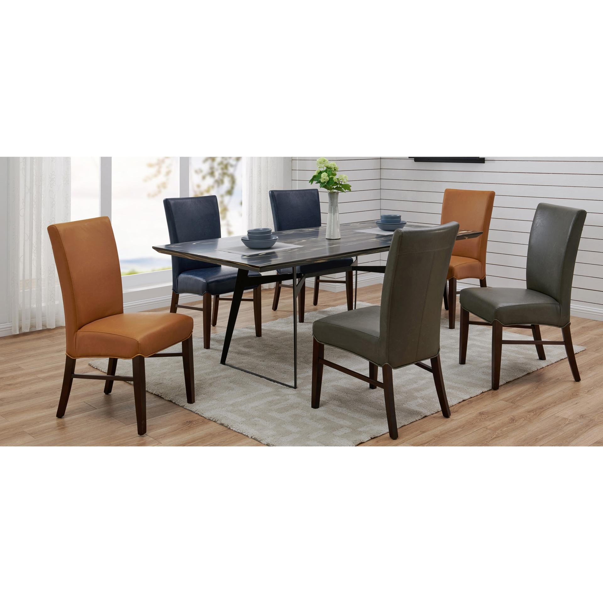 Milton Bonded Leather Dining Side Chair - What A Room