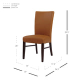 Milton Bonded Leather Dining Side Chair - What A Room
