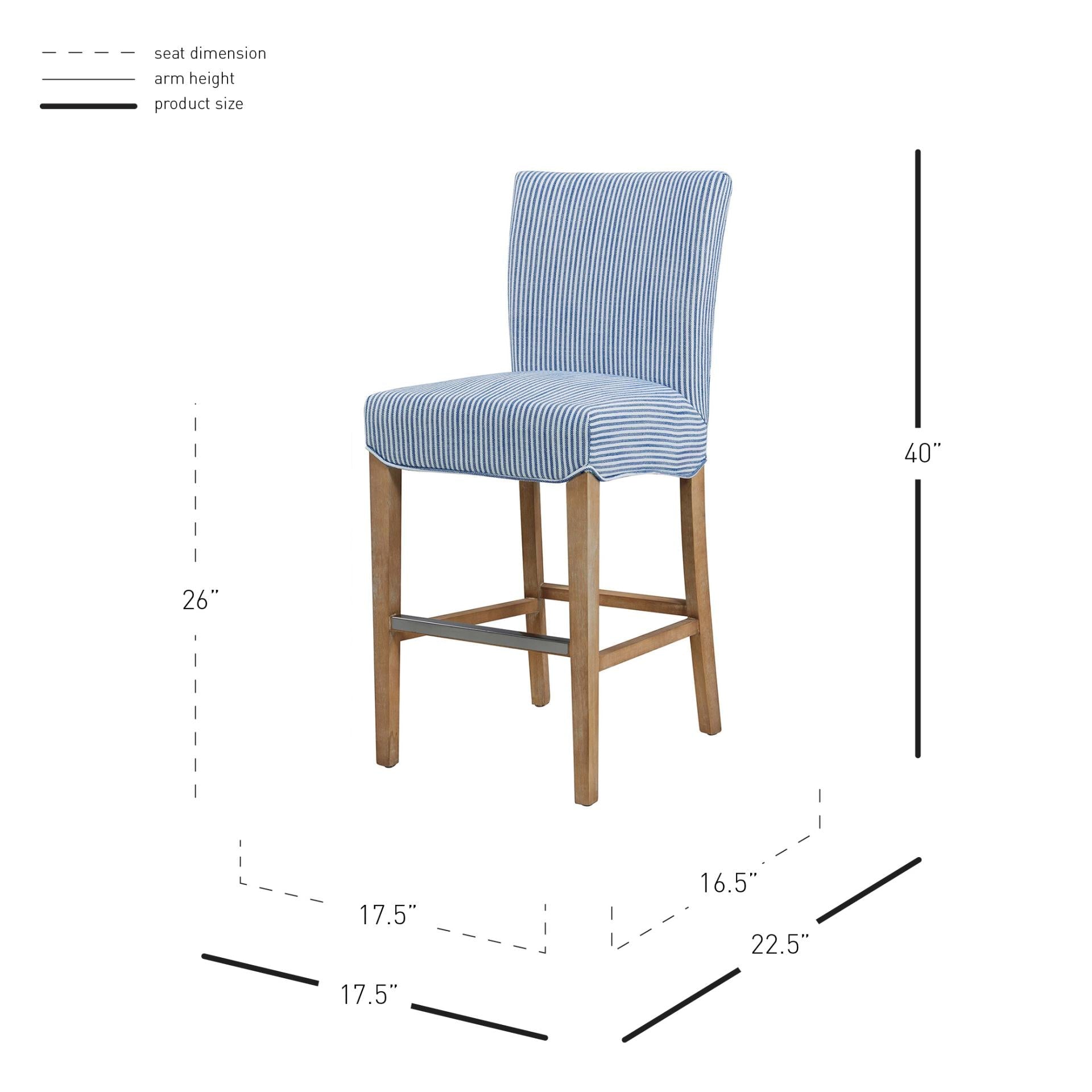 Milton Fabric Counter Stool - What A Room