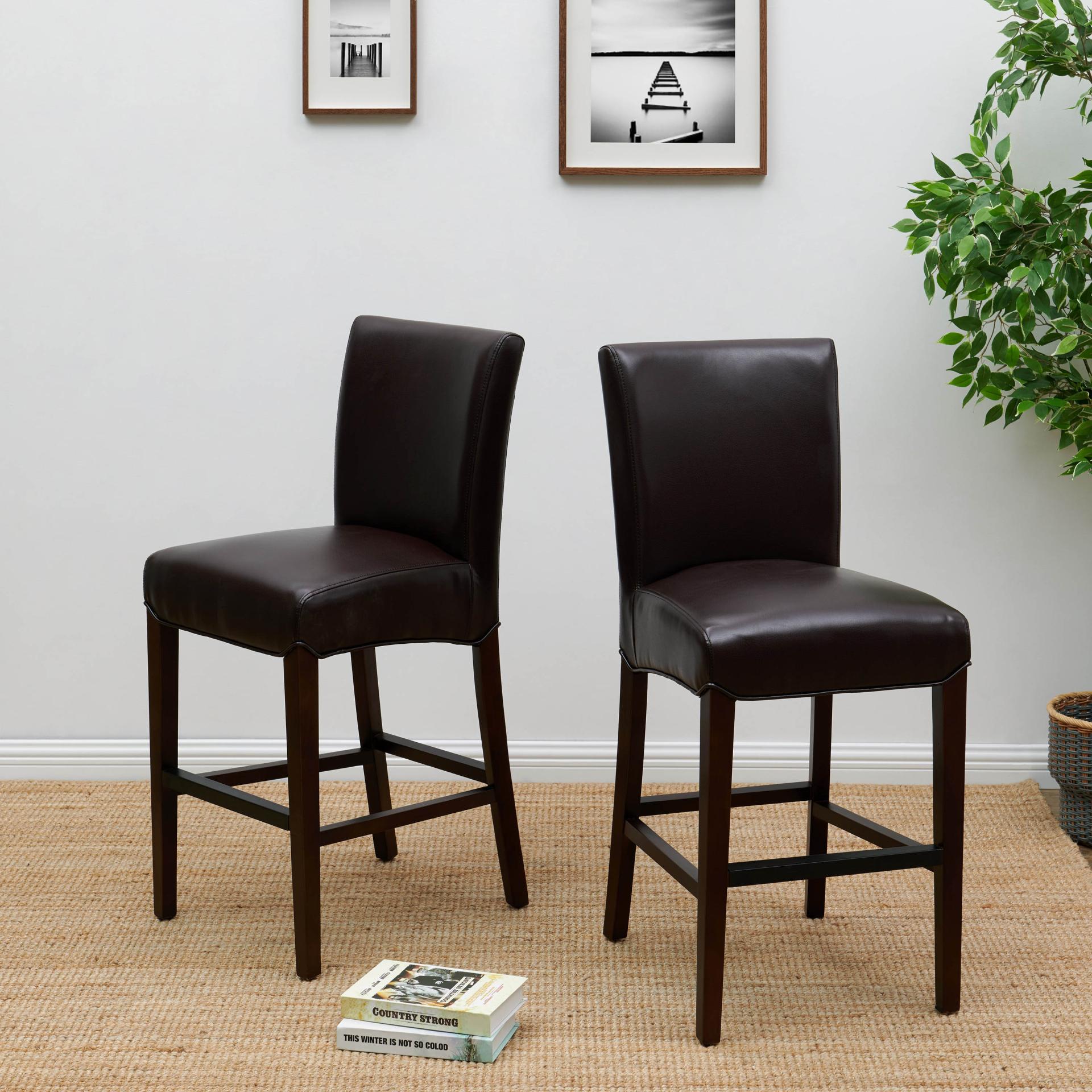 Milton Bonded Leather Counter Stool - What A Room