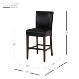 Milton Bonded Leather Counter Stool - What A Room