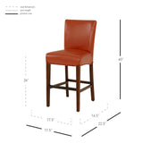 Milton Bonded Leather Counter Stool - What A Room