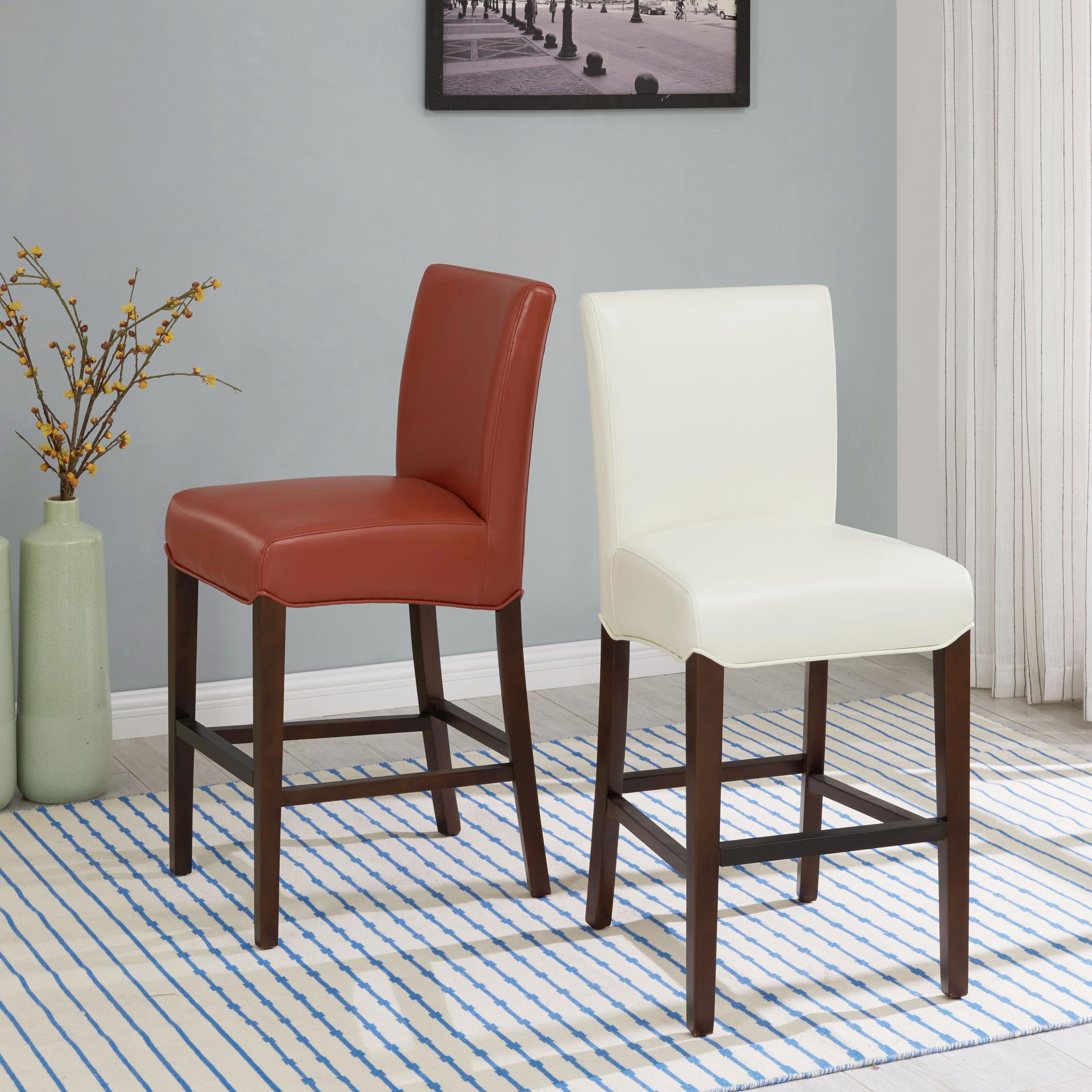 Milton Bonded Leather Counter Stool - What A Room