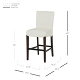 Milton Bonded Leather Counter Stool - What A Room