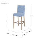 Milton Fabric Bar Stool - What A Room