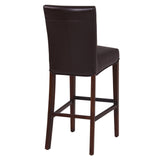 Milton Bonded Leather Bar Stool - What A Room