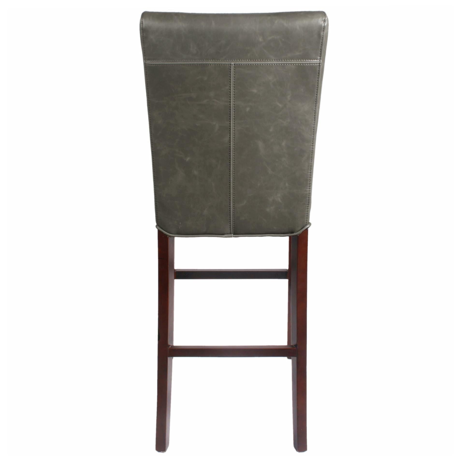 Milton Bonded Leather Bar Stool - What A Room