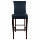 Milton Bonded Leather Bar Stool - What A Room